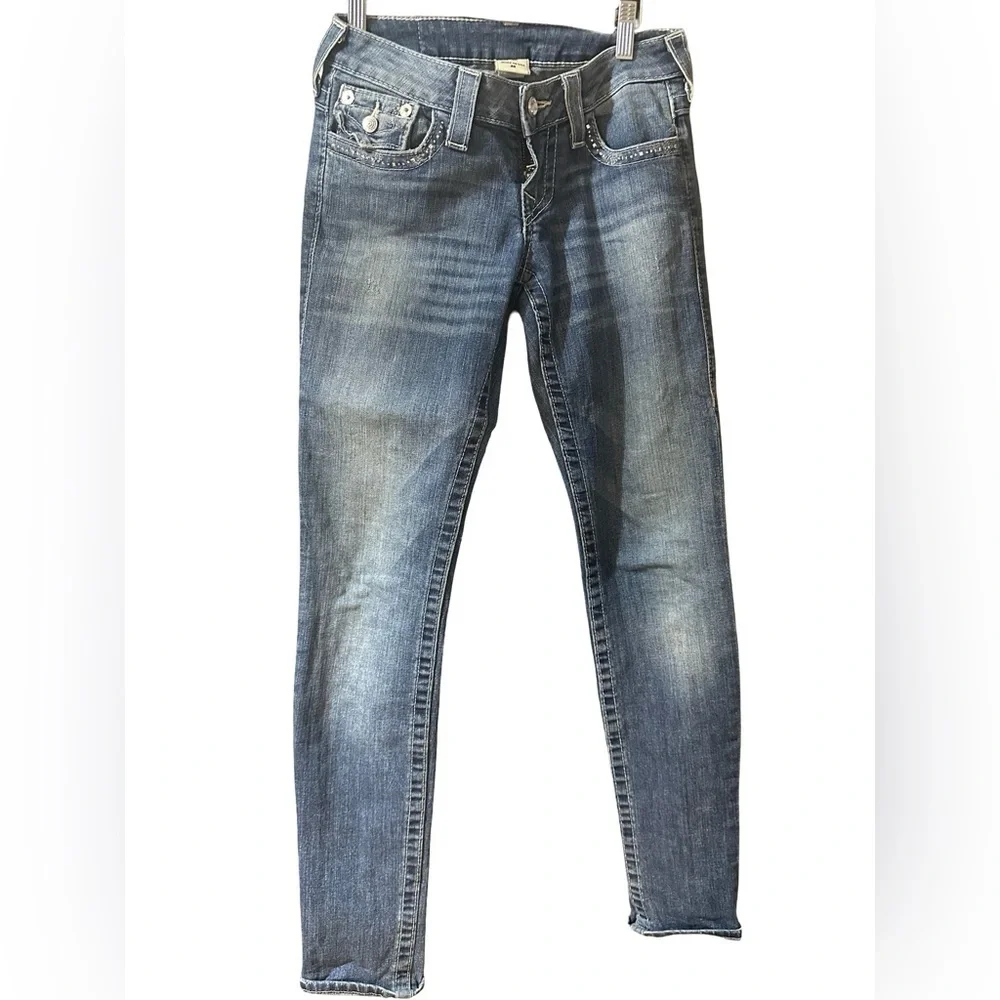 True Religion Medium Blue Skinny Jeans - Picture 3 of 9